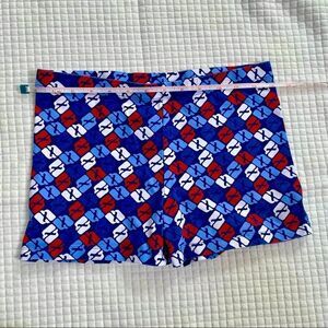 Vineyard Vines girl Large 14 red white blue shorts